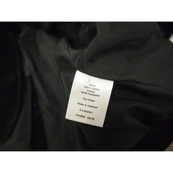 Talbots Womens Blazer Jacket 2P Petite Black Velvet One Button Holiday Career - Picture 11 of 11